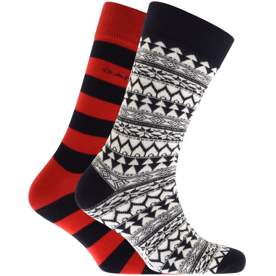 Alternative Image for ProductGant Two Pack Socks Gift Set Red1